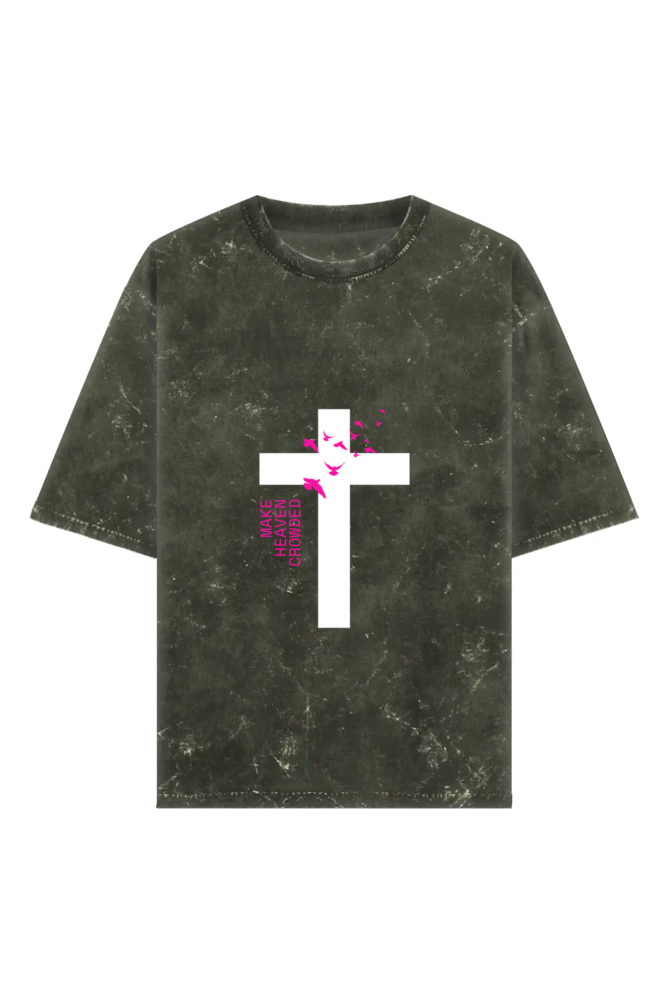 Scratchh Acid Wash Oversized T-Shirt | 240 GSM | Vintage Look - SCRATCHH 
