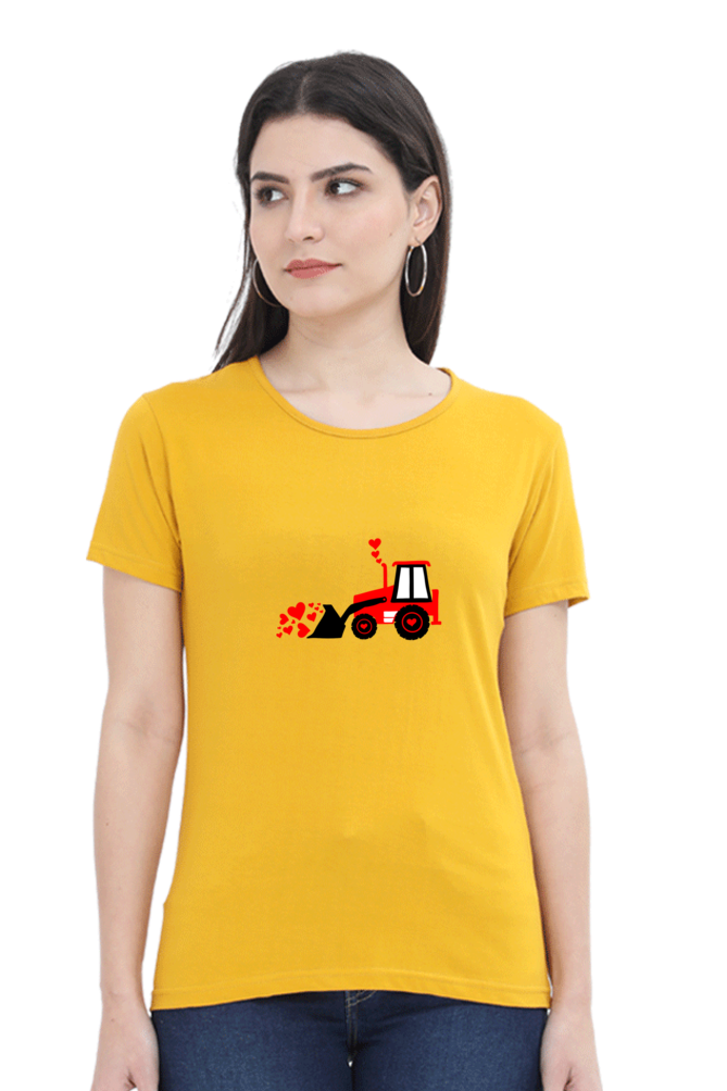 Scratchh Round Neck T-Shirt for Women | 180 GSM | Soft & Daily Comfort Fit - SCRATCHH 