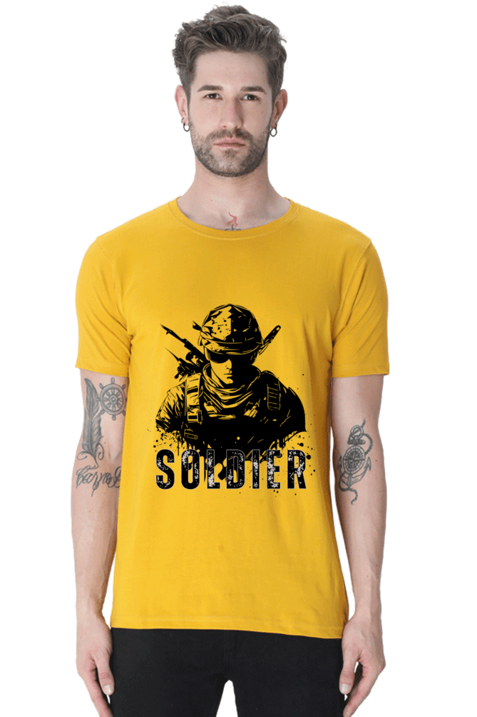 Scratchh Round Neck T-Shirt for Men | 180 GSM | Daily Essential Fit - SCRATCHH 