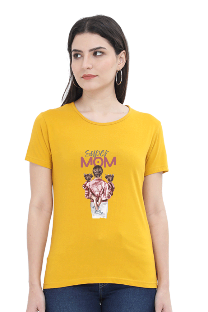 Scratchh Round Neck T-Shirt for Women | 180 GSM | Soft & Daily Comfort Fit - SCRATCHH 