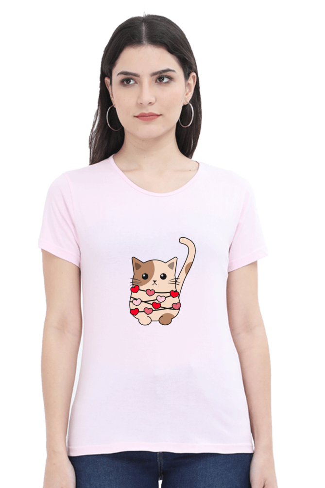 Scratchh Round Neck T-Shirt for Women | 180 GSM | Soft & Daily Comfort Fit - SCRATCHH 
