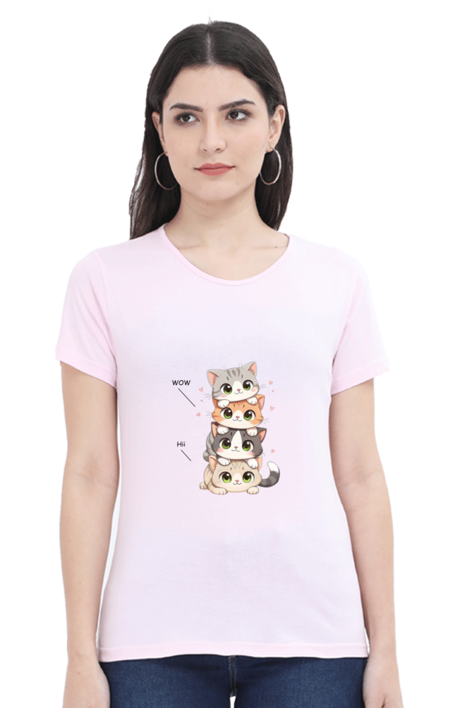 Scratchh Crew Neck T-Shirt for Women | 180 GSM | Soft & Versatile Daily Fit - SCRATCHH 