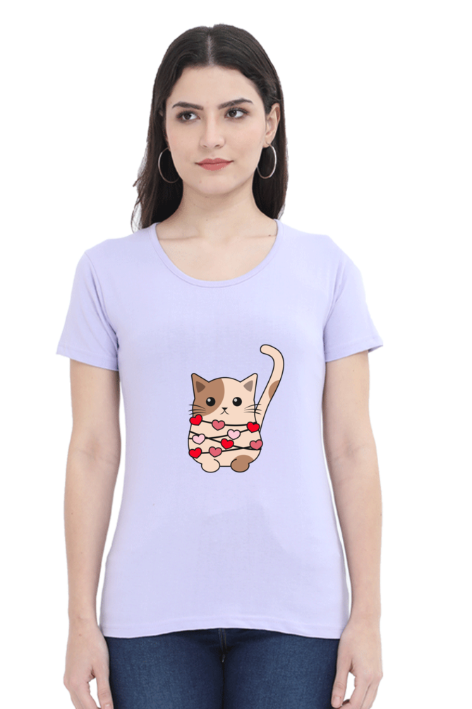 Scratchh Round Neck T-Shirt for Women | 180 GSM | Soft & Daily Comfort Fit - SCRATCHH 