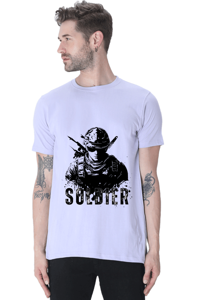 Scratchh Round Neck T-Shirt for Men | 180 GSM | Daily Essential Fit - SCRATCHH 