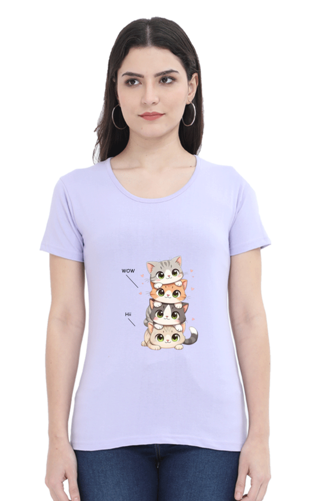 Scratchh Crew Neck T-Shirt for Women | 180 GSM | Soft & Versatile Daily Fit - SCRATCHH 