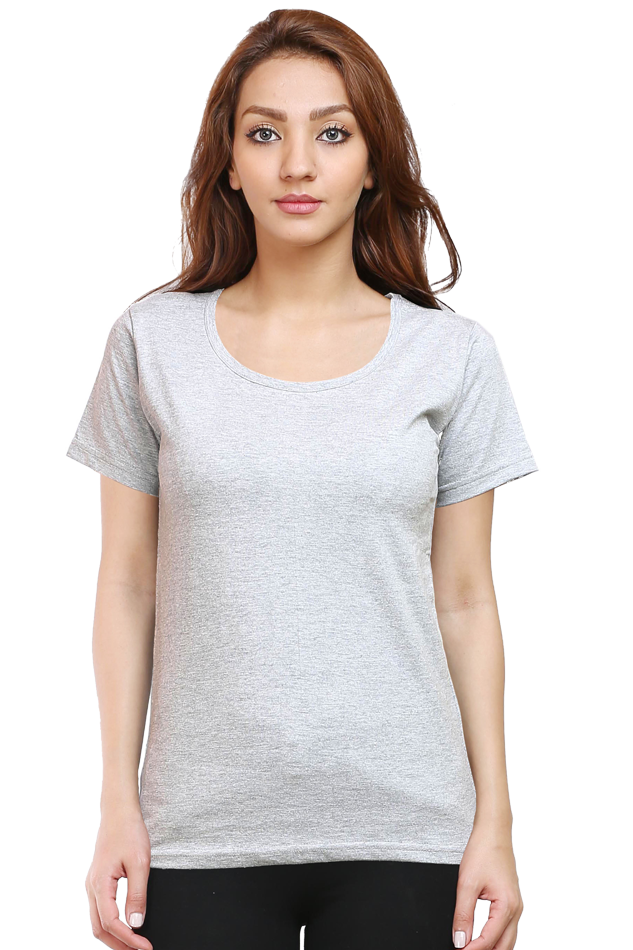 Scratchh Round Neck T-Shirt for Women | 180 GSM | Soft & Daily Comfort Fit - SCRATCHH 