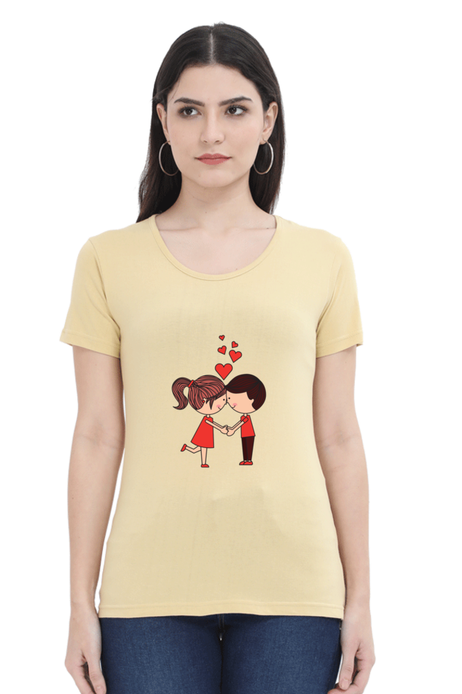 Scratchh Crew Neck T-Shirt for Women | 180 GSM | Soft & Versatile Daily Fit - SCRATCHH 