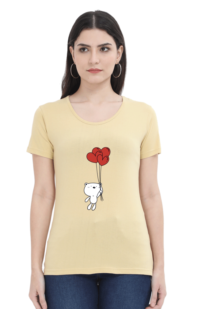 Scratchh Round Neck T-Shirt for Women | 180 GSM | Soft & Daily Comfort Fit - SCRATCHH 