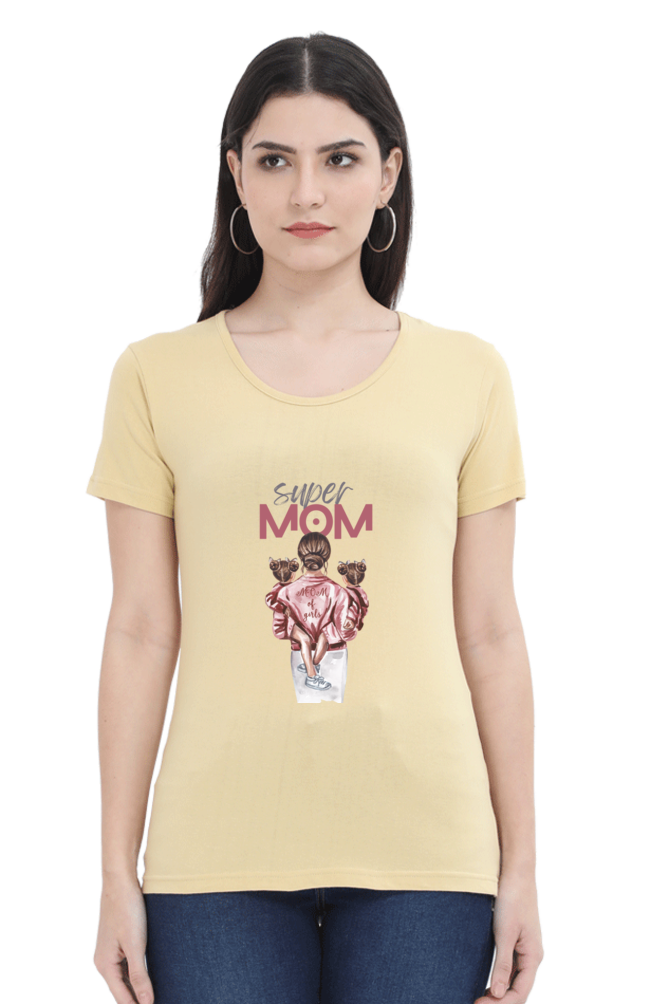 Scratchh Round Neck T-Shirt for Women | 180 GSM | Soft & Daily Comfort Fit - SCRATCHH 