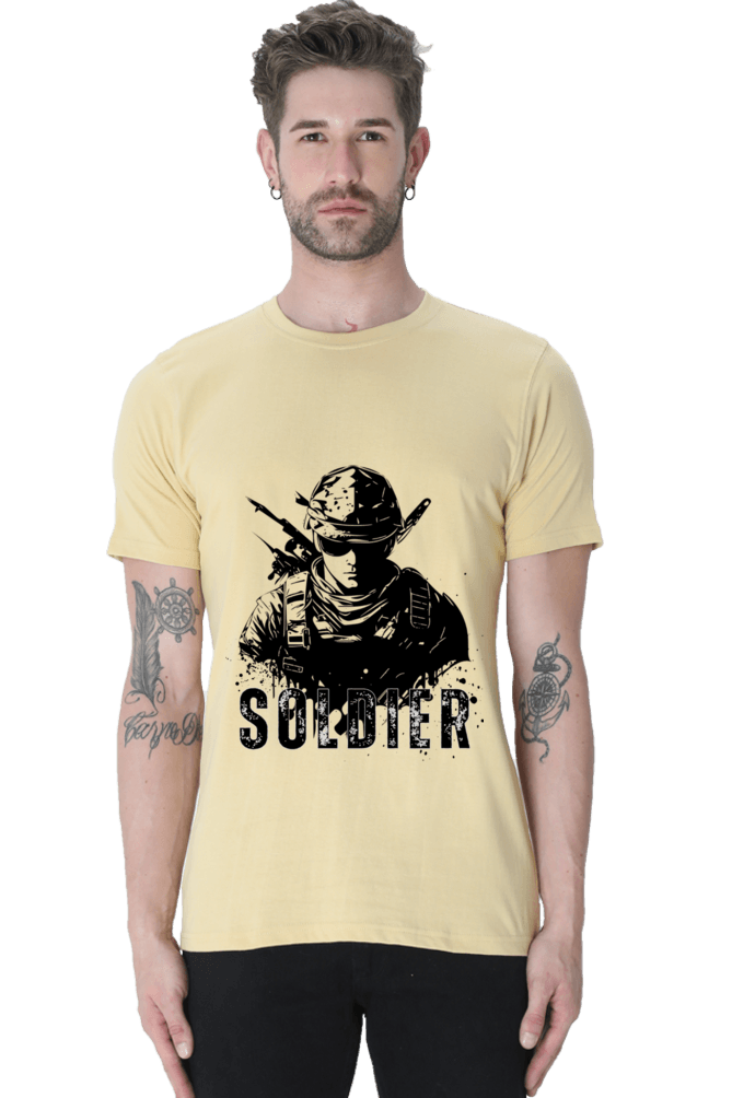 Scratchh Round Neck T-Shirt for Men | 180 GSM | Daily Essential Fit - SCRATCHH 