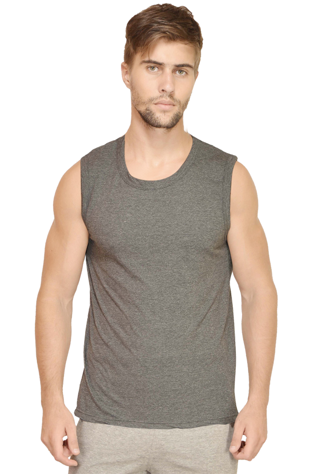 Scratchh Sleeveless T-Shirt for Men | Gym & Casual | 180 GSM - SCRATCHH 