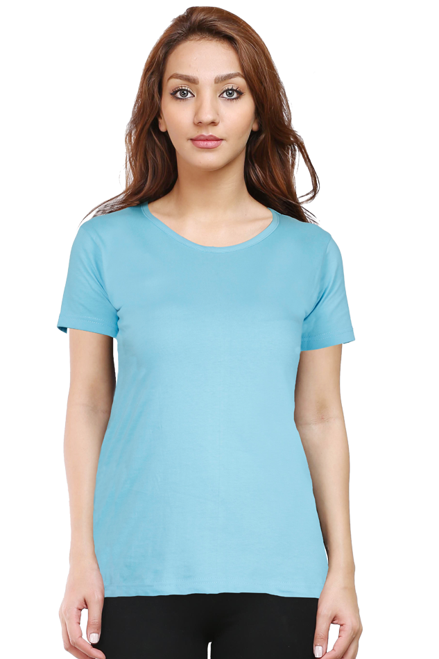 Scratchh Round Neck T-Shirt for Women | 180 GSM | Soft & Daily Comfort Fit - SCRATCHH 