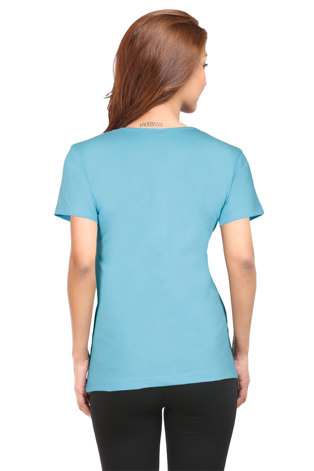 Scratchh Round Neck T-Shirt for Women | 180 GSM | Soft & Daily Comfort Fit - SCRATCHH 