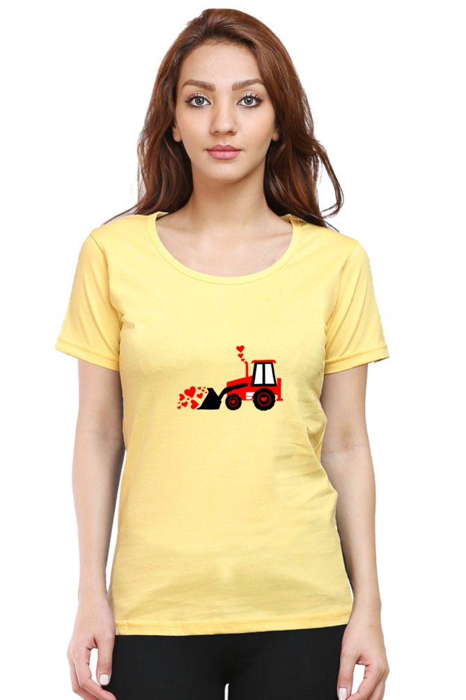 Scratchh Round Neck T-Shirt for Women | 180 GSM | Soft & Daily Comfort Fit - SCRATCHH 