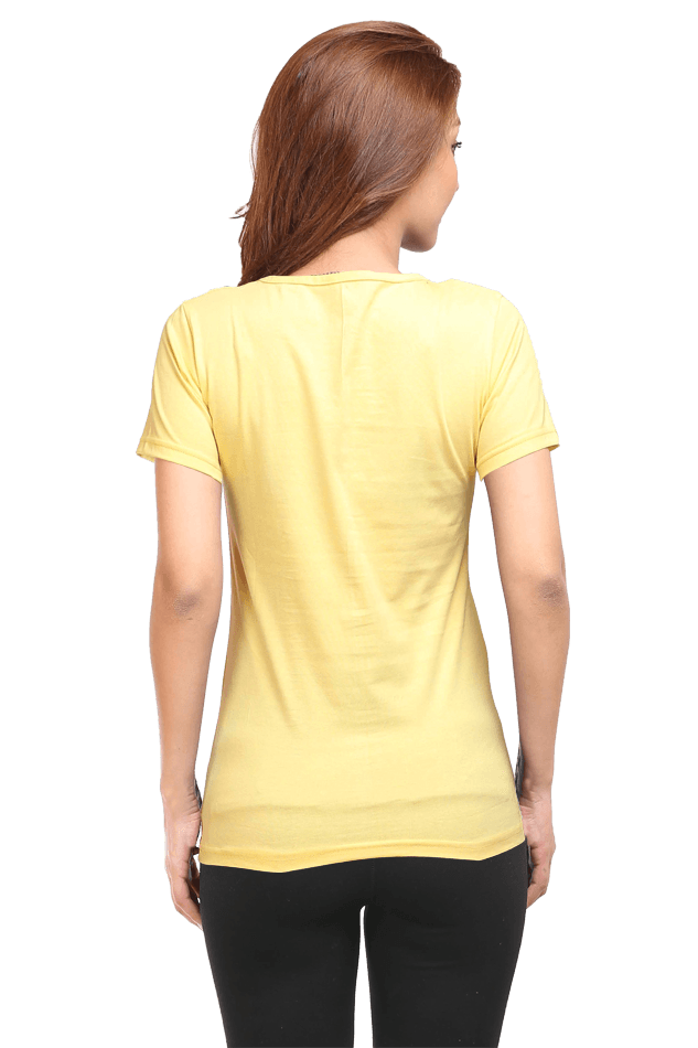 Scratchh Round Neck T-Shirt for Women | 180 GSM | Soft & Daily Comfort Fit - SCRATCHH 