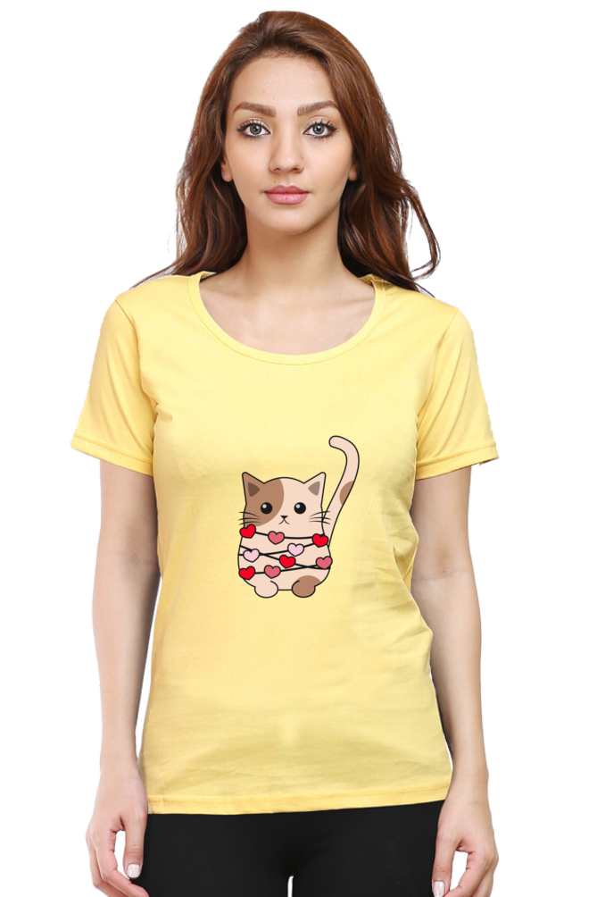 Scratchh Round Neck T-Shirt for Women | 180 GSM | Soft & Daily Comfort Fit - SCRATCHH 