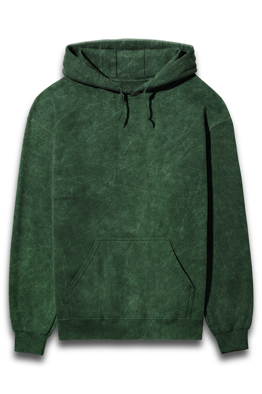 Scratchh Unisex Acid Wash Hooded Sweatshirt - SCRATCHH 