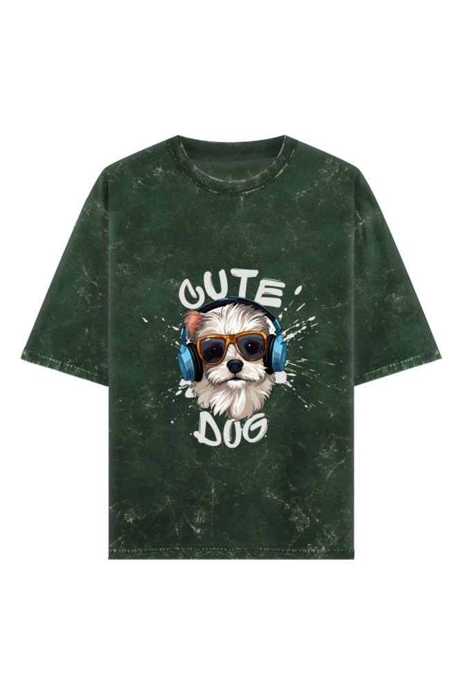 Scratchh Acid Wash Oversized T-Shirt | 240 GSM | Vintage Look - SCRATCHH 