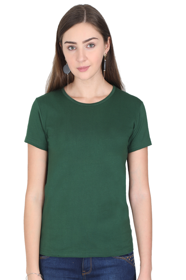 Scratchh Round Neck T-Shirt for Women | 180 GSM | Soft & Daily Comfort Fit - SCRATCHH 