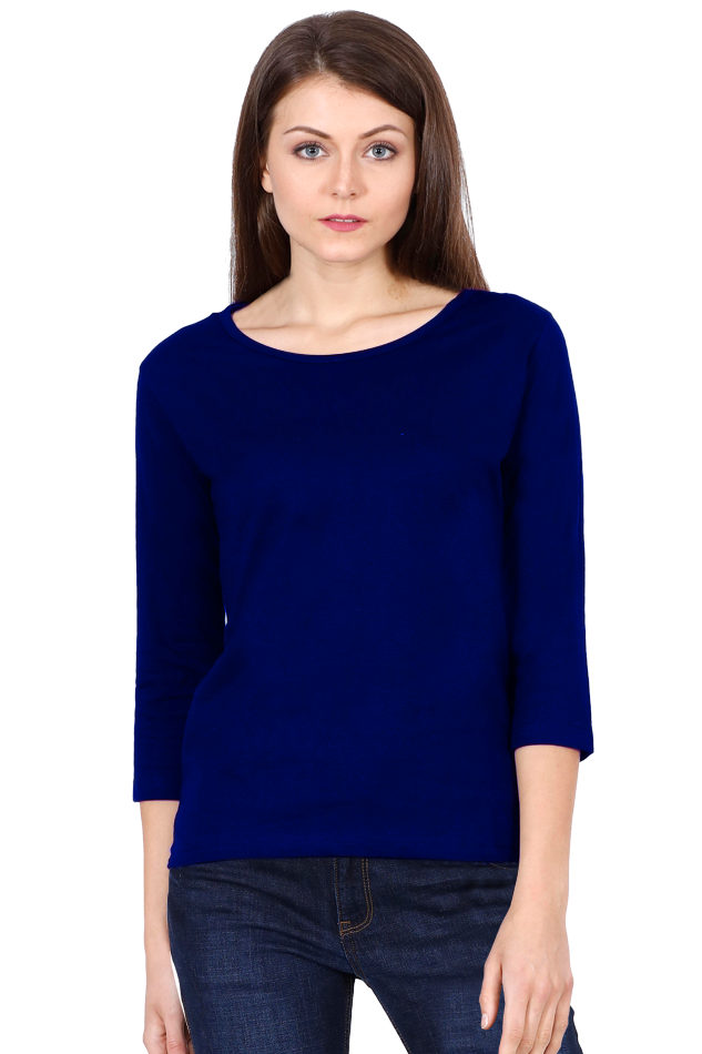 Scratchh Full Sleeve T-Shirt for Women | 180 GSM | Lightweight Daily Wear - SCRATCHH 