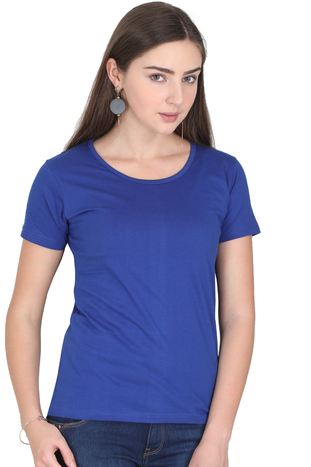 Scratchh Round Neck T-Shirt for Women | 180 GSM | Soft & Daily Comfort Fit - SCRATCHH 