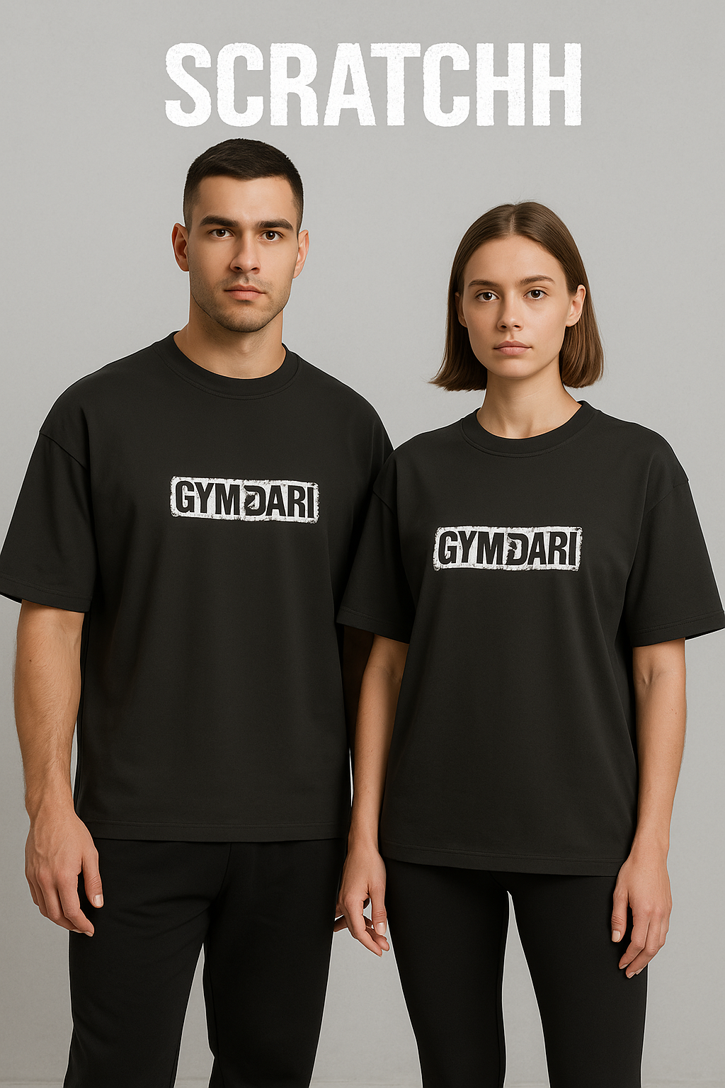 Scratchh Unisex Terry Oversized T-Shirt | 280 GSM | Premium Fit