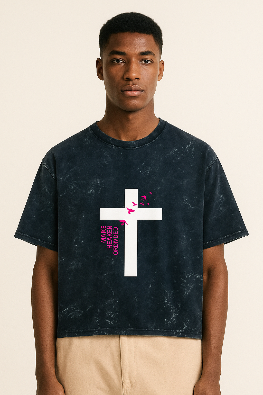 Scratchh Acid Wash Oversized T-Shirt | 240 GSM | Vintage Look