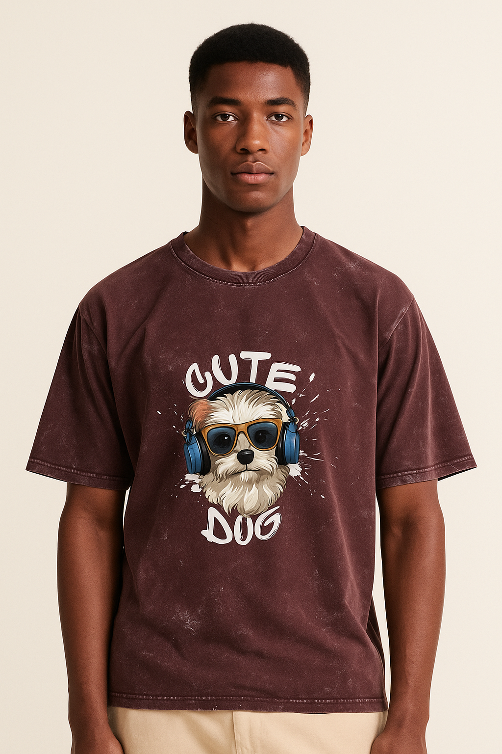 Scratchh Acid Wash Oversized T-Shirt | 240 GSM | Vintage Look