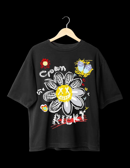 Scratchh Unisex Terry Oversized T-Shirt | 280 GSM | Premium Fit - SCRATCHH 
