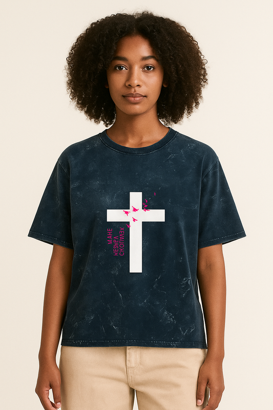 Scratchh Acid Wash Oversized T-Shirt | 240 GSM | Vintage Look