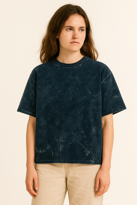 Scratchh Acid Wash Oversized T-Shirt | 240 GSM | Vintage Look
