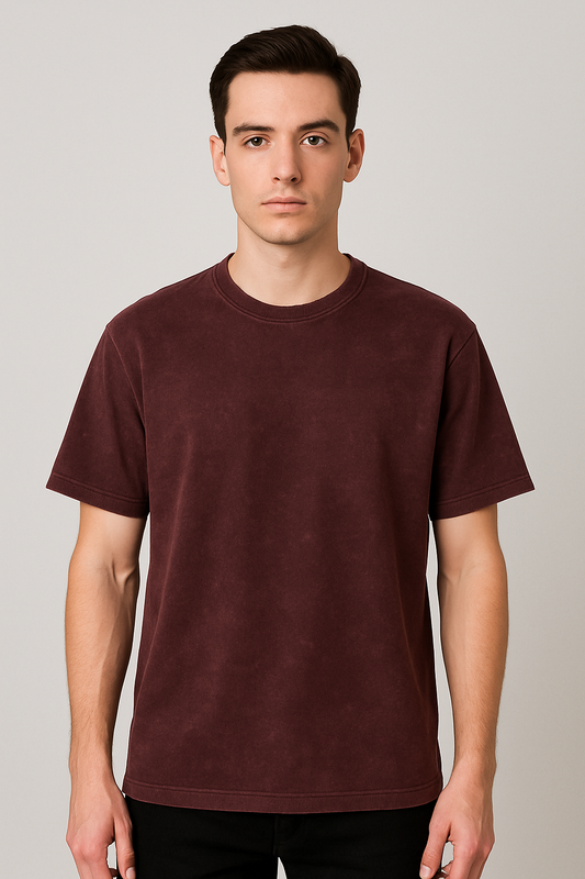 Scratchh Acid Wash Oversized T-Shirt | 240 GSM | Vintage Look