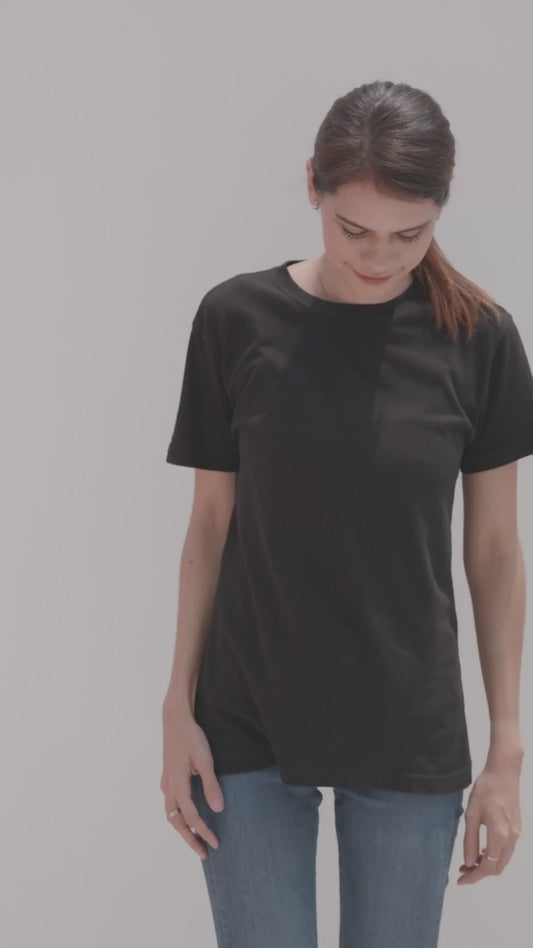 Scratchh Round Neck T-Shirt for Women | 180 GSM | Soft & Daily Comfort Fit